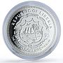 Liberia 10 dollars President Harry S. Truman Politics proof silver coin 1995