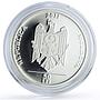 Moldova 50 lei Alexandru Bernardazzi Church Architecture proof silver coin 2011