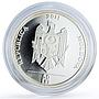Moldova 50 lei Writer Bogdan Petriceicu Hasdeu Literature proof silver coin 2011