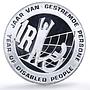South Africa 1 rand IYDP Disabled Persons Year proof silver coin 1986