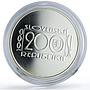 Slovakia 200 korun Writer Josef Ciger Hronsky Literature proof silver coin 1996
