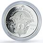Slovakia 200 korun Writer Juraj Fandly Jubilee Literature proof silver coin 2000