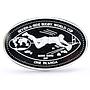 Tonga 1 paanga Rugby World Cup in Hong Kong Player proof silver coin 1997