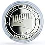 Turkiye 20000000 lira Besiktas Gymnastics Club Eagle Bird proof silver coin 2003