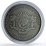 Ivory Coast 1500 francs Quibla Compass Mecca Kaaba Mosque Islam silver coin 2014