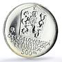 Czechoslovakia 500 korun Composer Ludovit Stur Music silver coin 1981