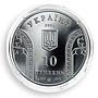 Ukraine 10 hryvnas 10 Years of the National Bank Silver Proof Coin 2001