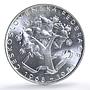 Czechoslovakia 500 korun National Federation 20th Anniversary silver coin 1988