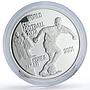 Laos 1000 kip Football World Cup in Korea Japan Player proof silver coin 2001