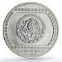 Mexico 10 pesos Precolombina Pyramid El Tajin 5 oz silver coin 1993