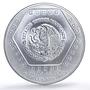 Mexico 10 pesos Precolombina Piramide Castillo Pyramid 5 oz silver coin 1994