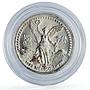 Mexico 1/10 1/20 onza Set Libertad Angel of Independence silver coins 1992