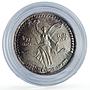 Mexico 1/10 1/20 onza Set Libertad Angel of Independence silver coins 1992