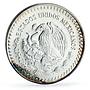 Mexico 1 onza Libertad Angel of Independence silver coin 1990