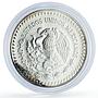Mexico 1 onza Libertad Angel of Independence silver coin 1990