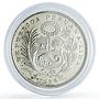 Peru 1/2 sol Republic Regular Coinage Seated Liberty KM-216 silver coin 1923