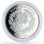 Papua New Guinea 5 kina Coinage 100 Years Paradise Bird proof silver coin 1994