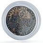 Great Britain 6 pence King George II Coinage Old Bust KM-582 silver coin 1757