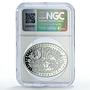Niue 1 dollar Jurassic Period On Earth Dinosaurs Fauna PF69 NGC silver coin 2013