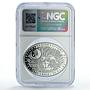 Niue 1 dollar Jurassic Period In Water Dinosaurs Fauna PF69 NGC silver coin 2013