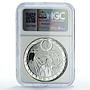 Niue 1 dollar Painter Edvard Munch The Scream Art PF69 NGC silver coin 2013
