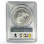 Mexico 1/2 onza Libertad Angel of Independence MS69 PCGS silver coin 1998