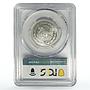 Mexico 1/4 onza Libertad Angel of Independence MS69 PCGS silver coin 1998
