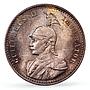 Germany East Africa 1/4 rupees King Wilhelm William I MS64 PCGS silver coin 1898