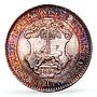 Germany East Africa 1/4 rupees King Wilhelm William I MS64 PCGS silver coin 1898