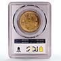 France 5 francs Republic Coinage Laureate Head MS64 PCGS AlBronze coin 1946