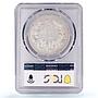 Bulgaria 5 leva King Ferdinand I Coinage KM-15 XF45 PCGS silver coin 1892