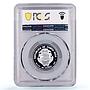 Costa Rica 1000 colones President Arias Nobel Prize PR70 PCGS silver coin 1987