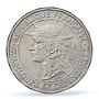 France Guadeloupe 50 centimes Colonial Coinage Arawak Man MS63 PCGS Ni coin 1921