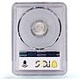Guatemala 1/2 real Republic Coinage Liberty Libertad MS63 PCGS silver coin 1899