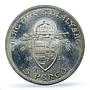 Hungary 5 pengo King Saint Stephan Istvan I Restrike MS64 PCGS silver coin 1938