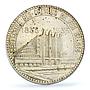 Belgium 50 francs Brussels Expo Railways KM-106.1 MS64 PCGS silver coin 1935
