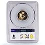 Chad 1000 francs Independence Lamy Politics "1900" PR68 PCGS gold coin 1970