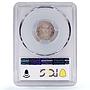 Spain 50 centimos King Alfonso XIII Coinage Mark SMV MS62 PCGS silver coin 1904