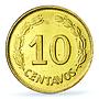 Ecuador 10 centavos Repubic Coinage PATTERN TRIAL KM-Pn16 SP64 PCGS coin 1976