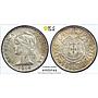 Portugal 1 escudo Republic Coinage Liberty Head MS61 PCGS silver coin 1916