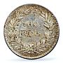Portugal 100 reis Queen Maria II Coinage KM-485 MS64 PCGS silver coin 1851