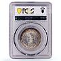 Portugal 500 reis India Discovery Carlos Charles I MS65 PCGS silver coin 1898