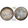 Portugal 500 reis India Discovery Carlos Charles I MS65 PCGS silver coin 1898