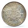 Portugal 1000 reis King Manuel II Peninsular War AU58 PCGS silver coin 1910