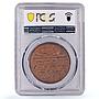 Sierra Leone Slavery Abolition Penny "1807" Tn1.1 MS62 PCGS bronze token 1814