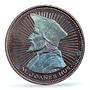 Czechoslovakia Alexander Dubcek Jan Hus Politics SP65 PCGS silver medal 1968