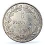 France 5 francs Louis Philippe Coinage Rouen Mint AU58 PCGS silver coin 1831