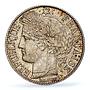 France 1 franc 3d Republic Coinage Ceres Head KM-822 MS62 PCGS silver coin 1888
