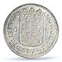 Netherlands W. Friesland 6 stuiver Ship Clipper KM-76 MS63 PCGS silver coin 1678