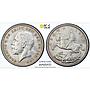 Great Britain 1 crown King George V Coronation KM-842 UNC PCGS silver coin 1935